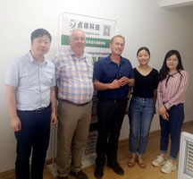 英國Delta-T廠家代表訪問點(diǎn)將科技