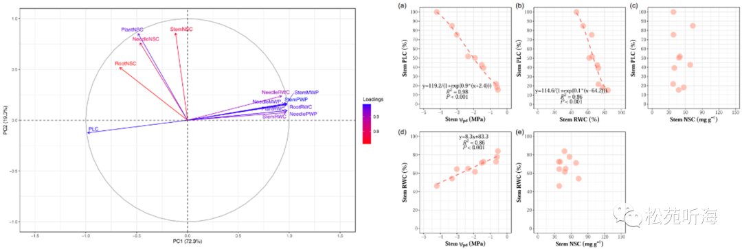 干旱過程中植物碳水指標(biāo)的相關(guān)性解析